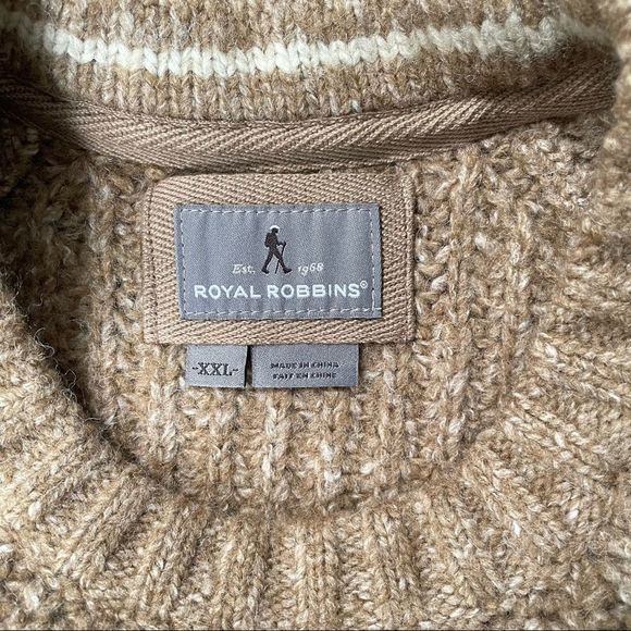 Royal Robbins Tan Crewneck Sweater - Picture 7 of 8